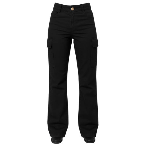 Calça Cargo Loren Jeans Juvenil Feminina Em Algodão 10/16