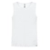 Blusa Regata Marialícia Feminina Adulto Em Malha Canelada - BRANCO-BRANCO