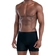 Sunga Boxer Longa Mash Masculina Adulto Em Microfibra - PT00-PRETO