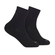 Kit 2 Pares Meias Pretas Cano Longo Hoahi Sport Adulto Femininas Em Algodão - PRETO-PRETO