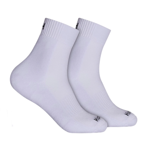 Kit 2 Pares Meias Cano Longo Brancas Esportivas Hoahi Sport Adulto Masculinas Algodão
