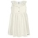 Vestido Alakazoo! Infantil Feminino Curto Com Botões E Malha Texturizada 1/3 - 011015-BRANCO OFF WHITE