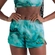 Shorts Praia She Feminino Adulto Microfibra Estampa Marble - VD11-VERDE AGUA MEDIO