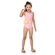 Maiô Kamylus Feminino Infantil Tchibum Estampa Mágica 4/10 - RO0025-ROSA NEON CLARO