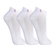 Kit 3 Pares Meia Cano Curto Lupo Sport Feminina Adulto Clássica Algodão - 0900-branca