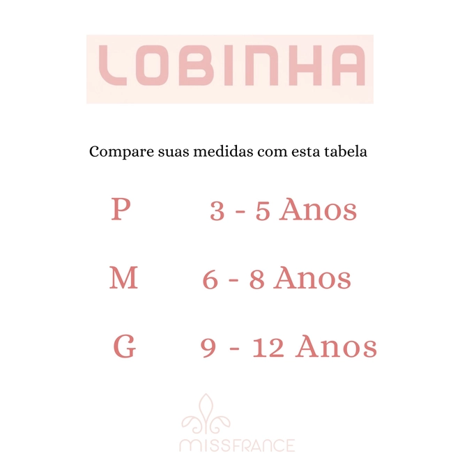 Tabela de Medidas
