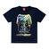 Camiseta Manga Curta Kyly Infantil Masculina Joystick Em Algodão 4/8 - 6826-AZUL MARINHO