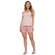 Pijama De Alças Cia do Corpo Feminino Adulto Zebra Print Em Viscolycra - rosa-rosa