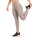 Calça Legging Fitness DelRio Adulto Diva Fit Com Ribana Canelada - CINZA CROMO-CINZA CROMO
