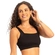 Top Fitness DelRio Adulto Diva Fit Com Bojo Removível Em Ribana Canelada - 611052-PRETO