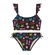 Conjunto Biquíni Costão Feminino Infantil Top Com Babados E Calcinha Estampas Sortidas 4/10 - CORAIS-CORAIS