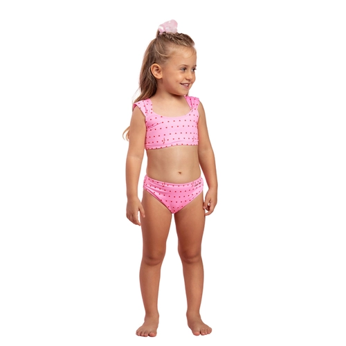 Conjunto Biquíni Costão Feminino Infantil Top E Calcinha Estampas Sortidas 1/3