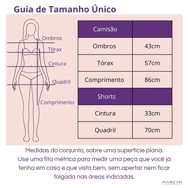 Tabela de Medidas