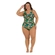 Maiô Modelador Plus Size Arsie Efeito Lipo Com Bojo Removível UV50+ - 586-FORESTE
