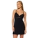 Camisola De Alcinha Valisere Adulto Curta Microfibra E Renda True Romance - 71-PRETO