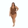 Maiô Plus Size Arsie Com Bojo Removível Decote V Efeito Lipo UV50+ - 594-ANIMALLE