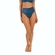 Biquíni Calcinha Cintura Mid Arsie Adulto Recortes Acetinado Resort - 493-AZUL ROSSO