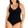 Maiô Classic Banho de Mar Trança Texturizado Sem Bojo UV50+ - 12-PRETO