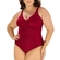 Maiô Classic Banho de Mar Trança Texturizado Sem Bojo UV50+ - 959-HIBISCO
