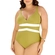 Maiô Modelador Plus Size Banho de Mar Bicolor Zero Barriga Sem Bojo UV50+ - 962-CIDREIRA