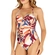 Maiô Bustiê Banho de Mar Zero Barriga Estampado Com Bojo UV50+ - 1008-FOLHAGEM
