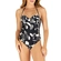 Maiô Bustiê Banho de Mar Zero Barriga Estampado Com Bojo UV50+ - 1006-CALCARIO