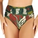 Biquíni Calcinha Max Drapee Banho de Mar Estampado Zero Barriga UV50+ - 1007-ALGAS MATISSE