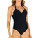 Maiô Drapee Banho de Mar Zero Barriga Texturizado Com Bojo Fixo UV50+ - 12-PRETO