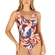 Maiô Modern Banho de Mar Zero Barriga Estampado Sem Bojo UV50+ - 1008-FOLHAGEM