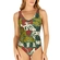 Maiô Modern Banho de Mar Zero Barriga Estampado Sem Bojo UV50+ - 1007-ALGAS MATISSE