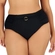 Biquíni Calcinha Max Drapee Banho de Mar Texturizado Zero Barriga UV50+ - 12-PRETO