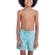Shorts Praia Mash Masculino Infantil Microfibra Estampa Oceano - VD10-VERDE AGUA CLARO