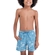 Shorts Praia Mash Masculino Infantil Microfibra Estampa Oceano - AZ00-AZUL CLARO