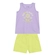 Conjunto Brandili Feminino Infantil Regata Com Shorts Moletinho 1/3 - 3997-PURPLE ROSE