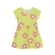 Vestido Manga Curta Brandili Infantil Em Algodão Estampa Sortida 1/3 - 0051-VERDE