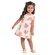 Vestido Manga Curta Brandili Infantil Em Algodão Estampa Sortida 1/3 - 0945-NATURAL