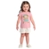 Blusa Manga Curta Brandili Feminina Em Meia Malha Algodão 1/3 - 1469-MOUSSE