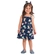 Vestido De Alcinha Brandili Infantil Feminino Estampa Sortida Em Algodão 1/3 - 1623-MARINHO