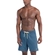 Shorts Casual Plus Size Mash Masculino Adulto Linho - AZ10-AZUL MEDIO