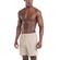 Shorts Casual Plus Size Mash Masculino Adulto Linho - AR00-AREIA