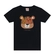 Camiseta Manga Curta Brandili Masculino Infantil Tigre Em Algodão 1/3 - 4150-PRETO REATIVO