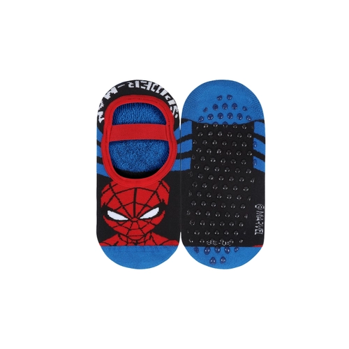 Meia Sapatilha Antiderrapante Lupo Kids Masculina Infantil Spider-Man Homem Aranha Algodão
