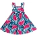 Vestido kyly Infantil  Estampado Algodão 4/8 - 6826-AZUL MARINHO