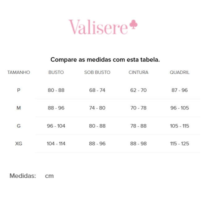 Tabela de Medidas