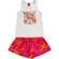 Conjunto Nadador kyly Feminino Juvenil Em Algodão Com Estampas Sortidas - 467-mescla