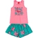 Conjunto Nadador kyly Feminino Juvenil Em Algodão Com Estampas Sortidas - 40009-ROSA