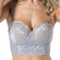 Sutiã Top Cropped DeMillus Adulto Renda Lover - 76-PRATA