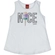 Blusa Regata Kyly Feminina Juvenil Em Algodão - 1-BRANCO
