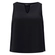 Blusa Regata Lunender Feminina Adulto Decote V Em Viscose Rayon Twill - 000156-PRETO