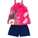 Conjunto De Alcinha kyly Feminino Infantil De Algodão 4/8 - 40064-ROSA
